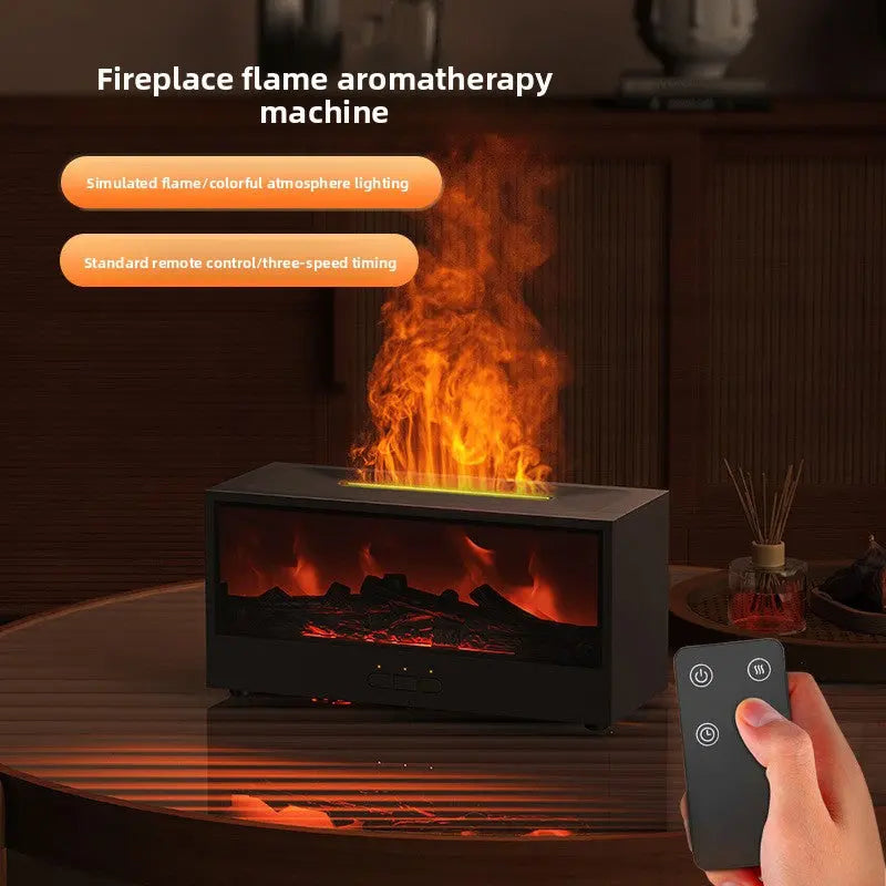 Simulation Fireplace Aromatherapy Humidifier Zenvy