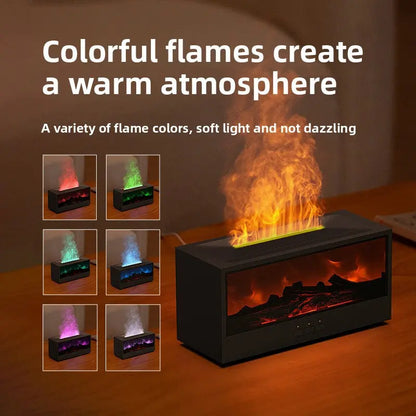 Simulation Fireplace Aromatherapy Humidifier Zenvy