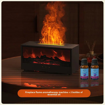 Simulation Fireplace Aromatherapy Humidifier Zenvy