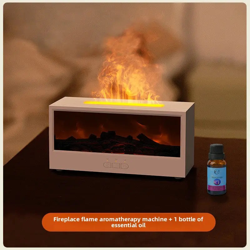 Simulation Fireplace Aromatherapy Humidifier Zenvy
