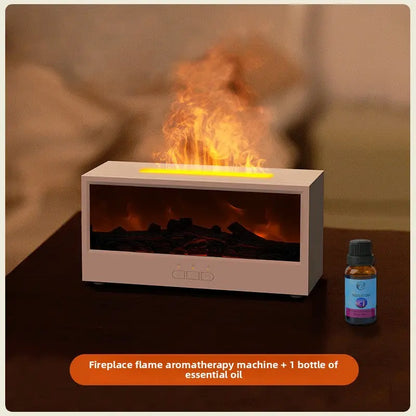 Simulation Fireplace Aromatherapy Humidifier Zenvy